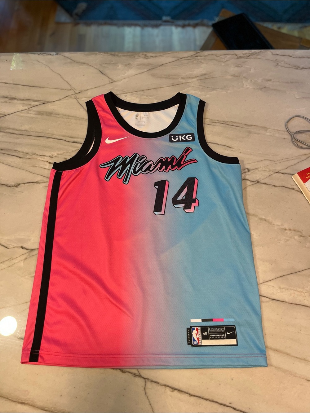 Nike Tyler Herro Miami Heat Vice Versa City Edition Swingman Jersey #14